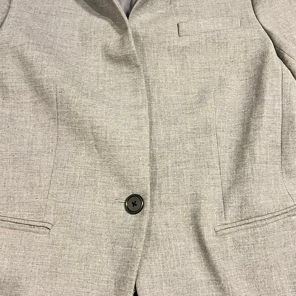 J Crew Women’s Regent Blazer In Four Season Stretch Heathered Gray Size 10 - Picture 4 of 9